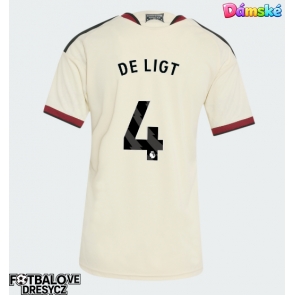 Manchester United Matthijs de Ligt #4 Dámské Alternativní Dres 2026-27 Krátký Rukáv Manchester United Matthijs de Ligt #4 Dámské Alternativní Dres 2026-27 Krátký Rukáv